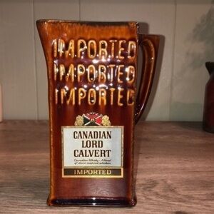 VINTAGE Lord Calvert Decorative Ceramic Glass